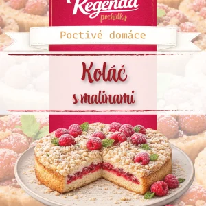 Koláč s malinami