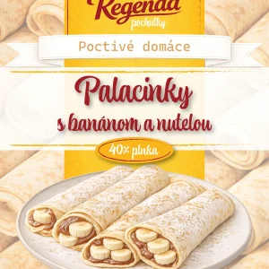Palacinky s banánom a nut.