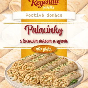 Palacinky s kurac. mäsom a syrom